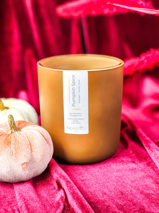 Pumpkin Spice Fall Candle- Pumpkin Vanilla, Clove